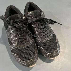* 4/$20
Stylish Black Glitter Sneakers for Women